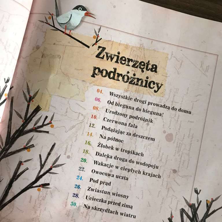 spis tresci ksiazki zwierzeta podroznicy